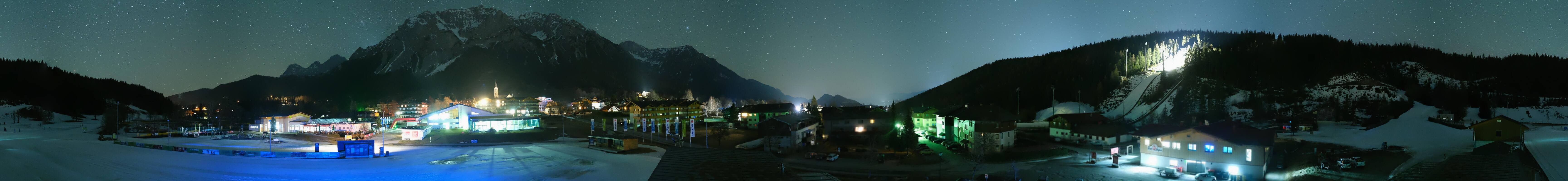 Archived image Webcam Panoramic view Ramsau ski stadium
