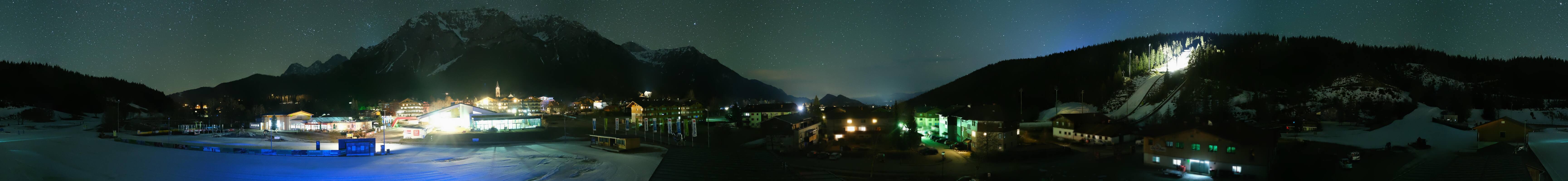Archived image Webcam Panoramic view Ramsau ski stadium