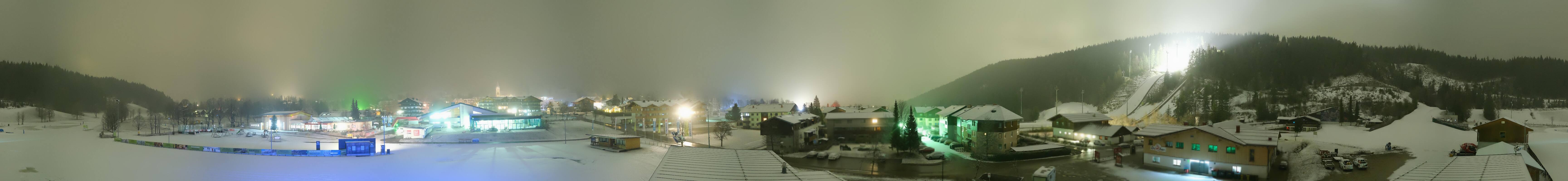 Archived image Webcam Panoramic view Ramsau ski stadium