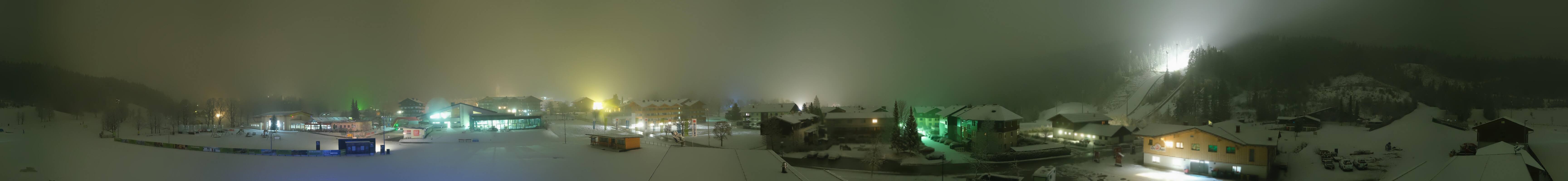 Archived image Webcam Panoramic view Ramsau ski stadium