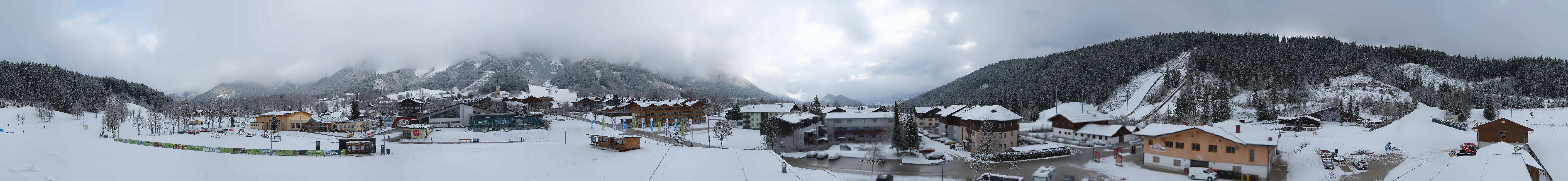 Archived image Webcam Panoramic view Ramsau ski stadium