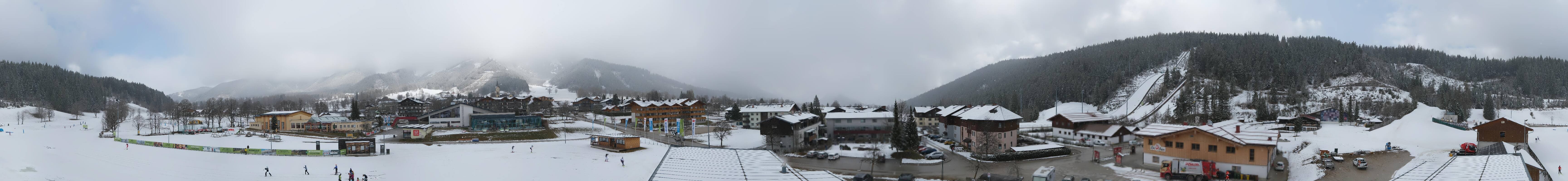 Archived image Webcam Panoramic view Ramsau ski stadium