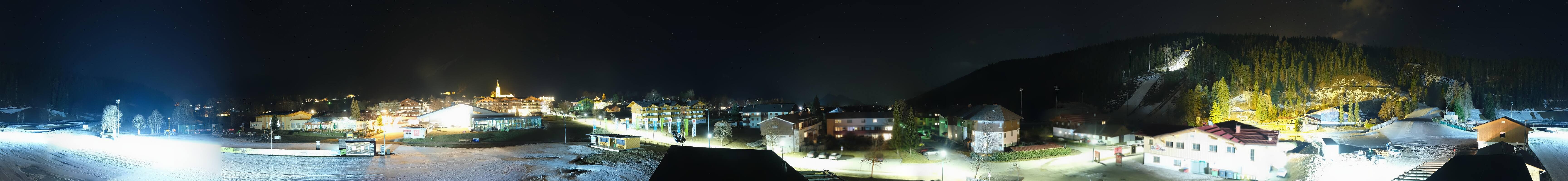 Archived image Webcam Panoramic view Ramsau ski stadium