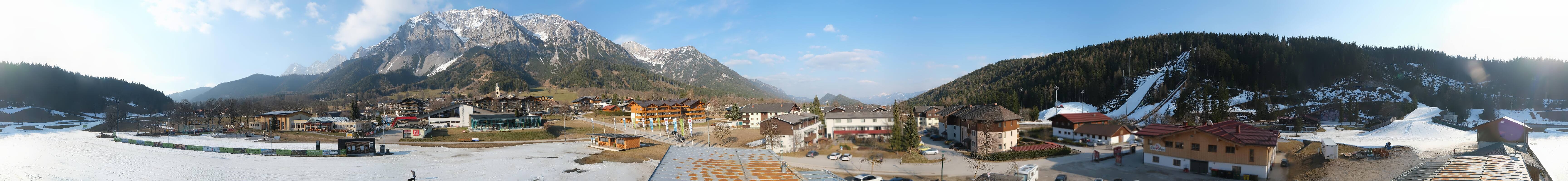 Archiv Foto Webcam Ramsau Skistadion