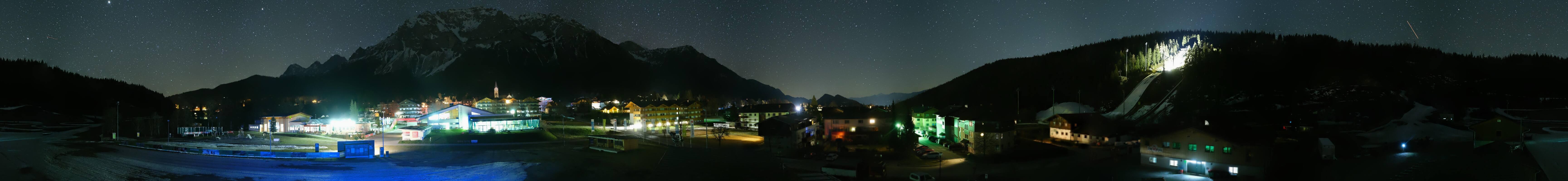 Archived image Webcam Panoramic view Ramsau ski stadium