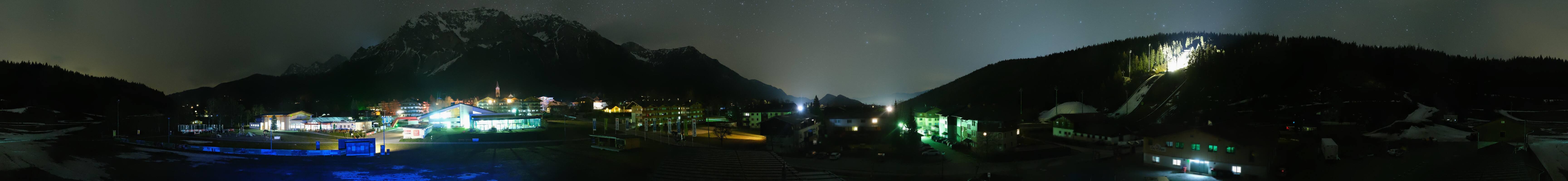 Archived image Webcam Panoramic view Ramsau ski stadium