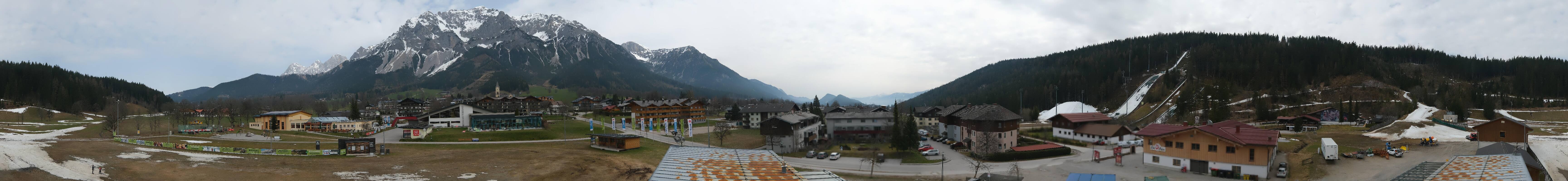 Archived image Webcam Panoramic view Ramsau ski stadium