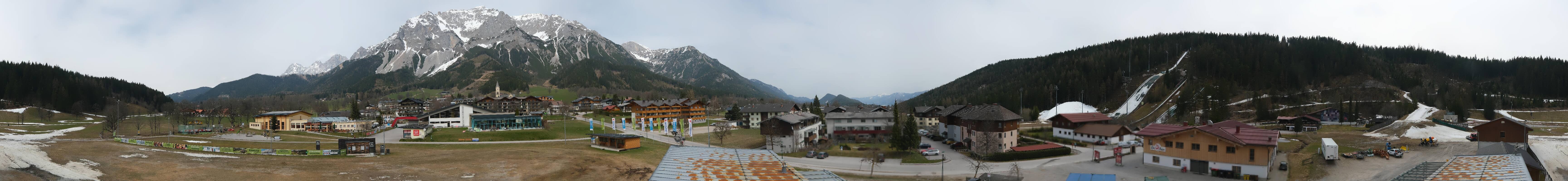 Archived image Webcam Panoramic view Ramsau ski stadium
