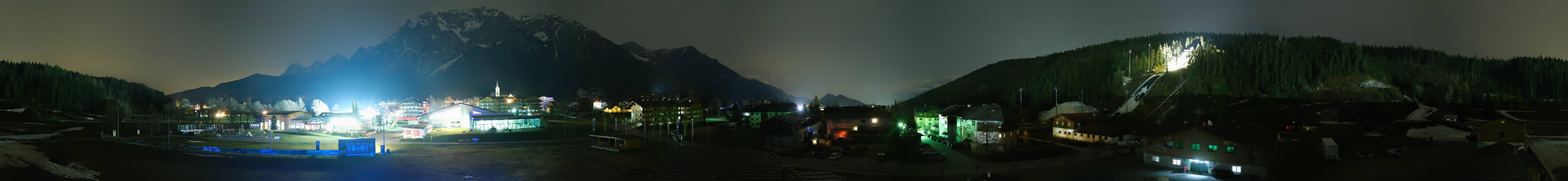 Archived image Webcam Panoramic view Ramsau ski stadium