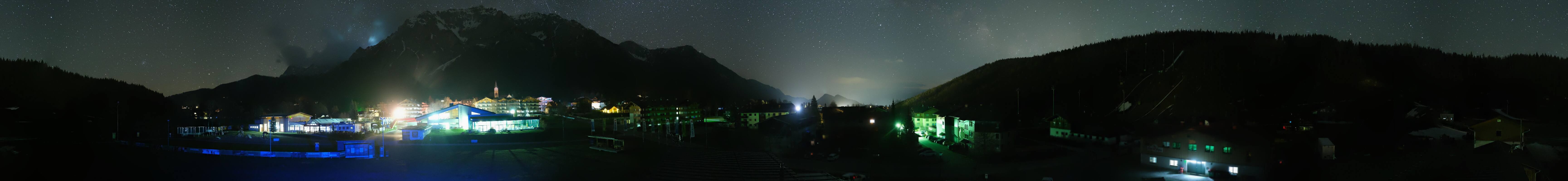 Archived image Webcam Panoramic view Ramsau ski stadium