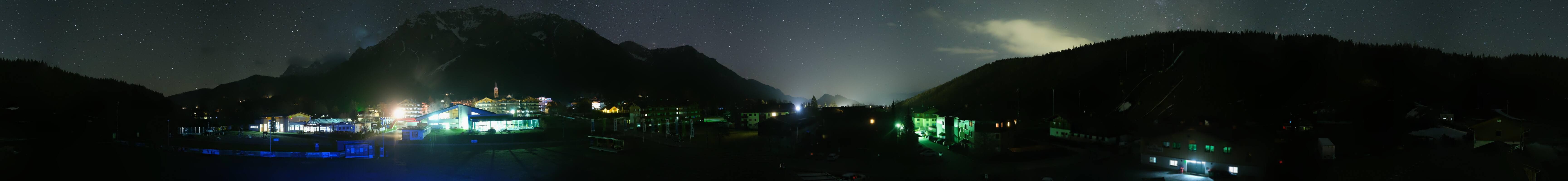 Archived image Webcam Panoramic view Ramsau ski stadium