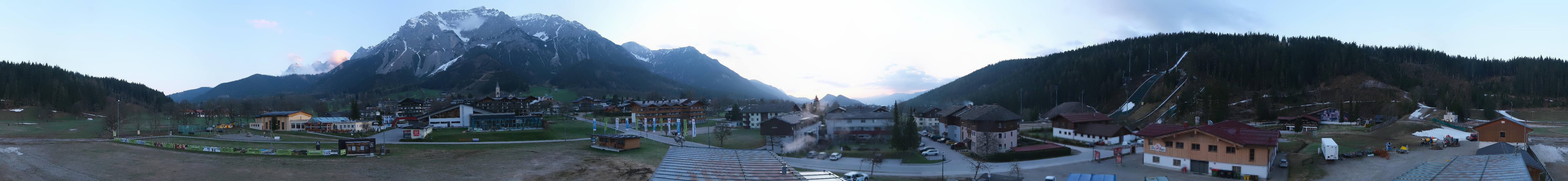 Archived image Webcam Panoramic view Ramsau ski stadium