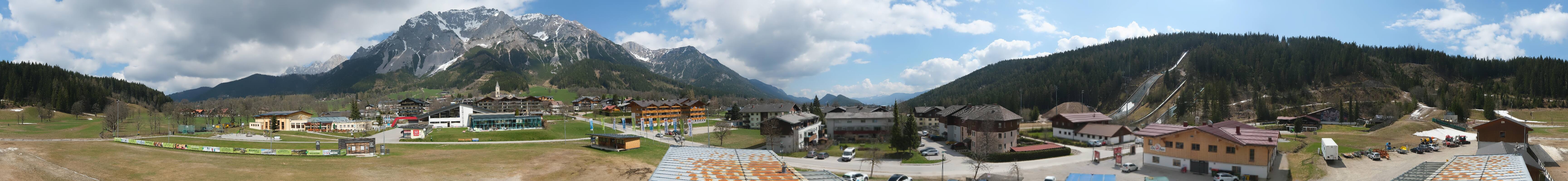 Archived image Webcam Panoramic view Ramsau ski stadium