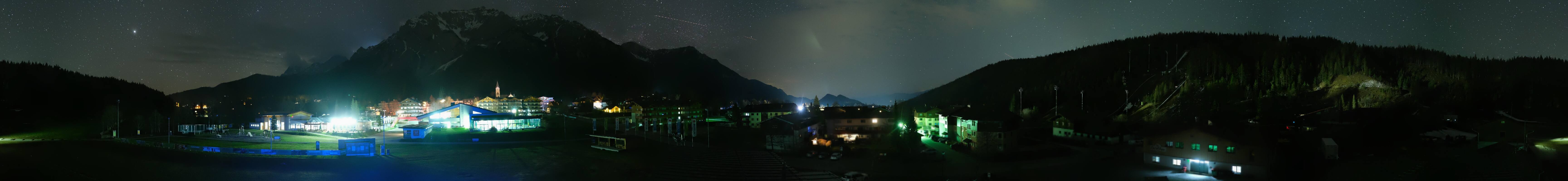 Archived image Webcam Panoramic view Ramsau ski stadium