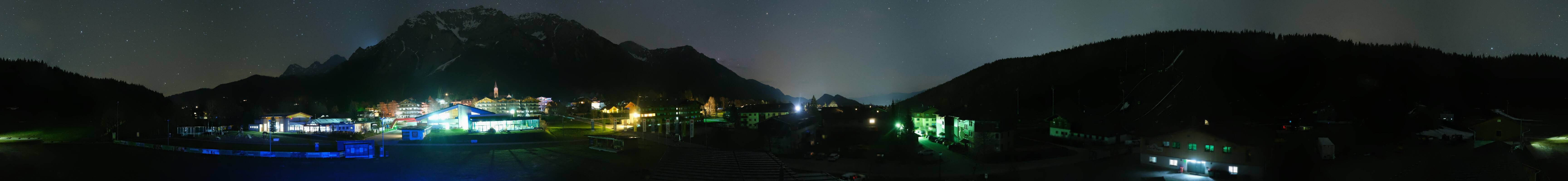 Archived image Webcam Panoramic view Ramsau ski stadium