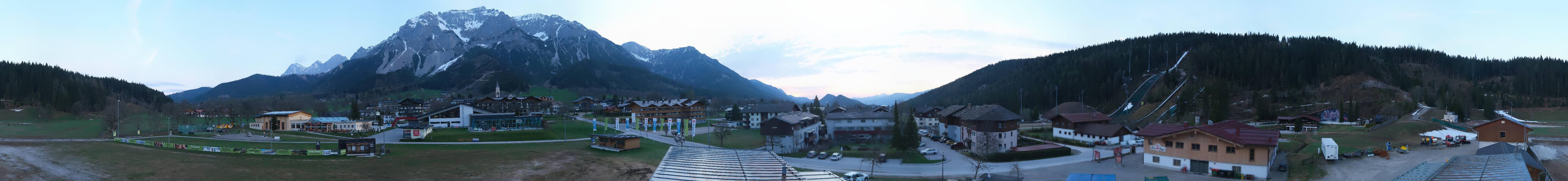 Archived image Webcam Panoramic view Ramsau ski stadium