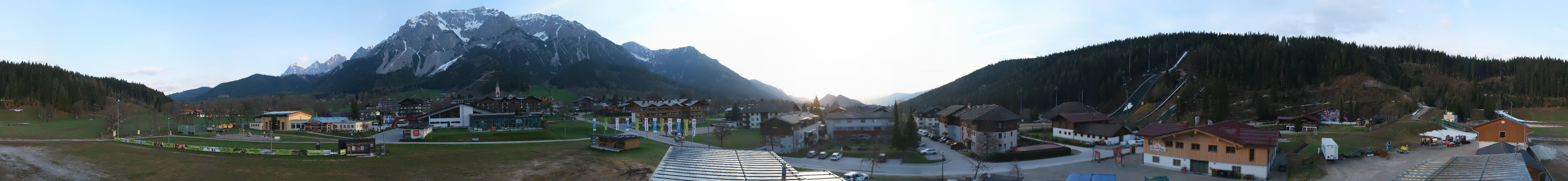 Archived image Webcam Panoramic view Ramsau ski stadium