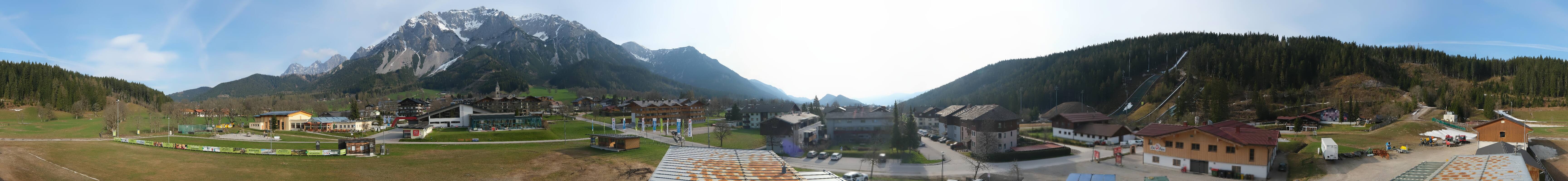 Archived image Webcam Panoramic view Ramsau ski stadium