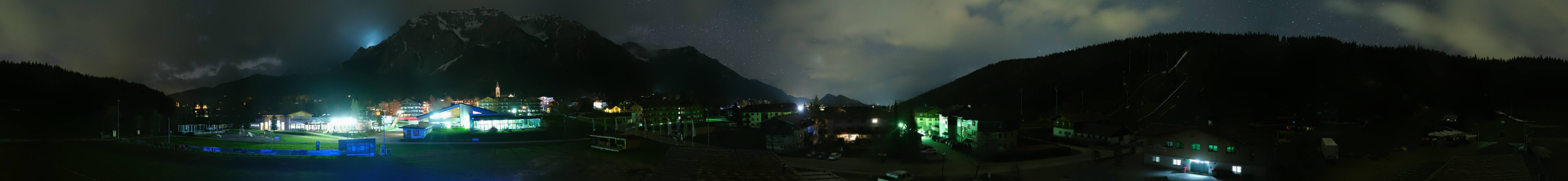Archived image Webcam Panoramic view Ramsau ski stadium