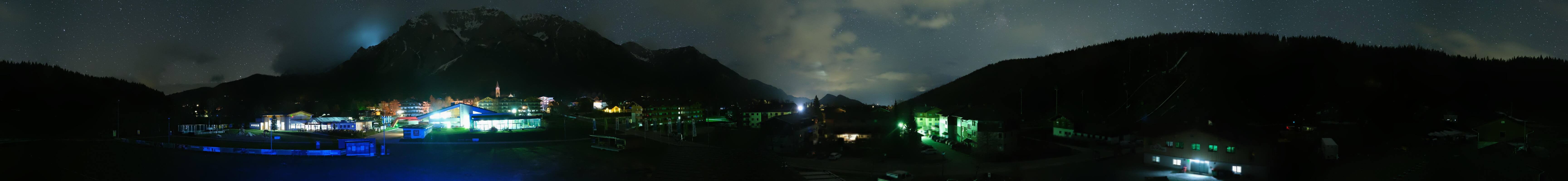 Archived image Webcam Panoramic view Ramsau ski stadium