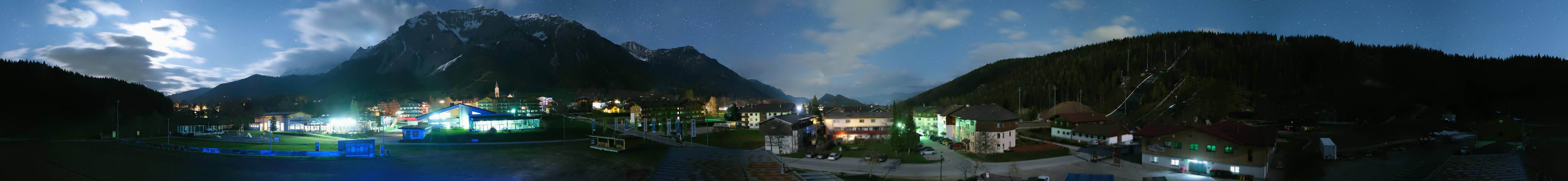 Archived image Webcam Panoramic view Ramsau ski stadium