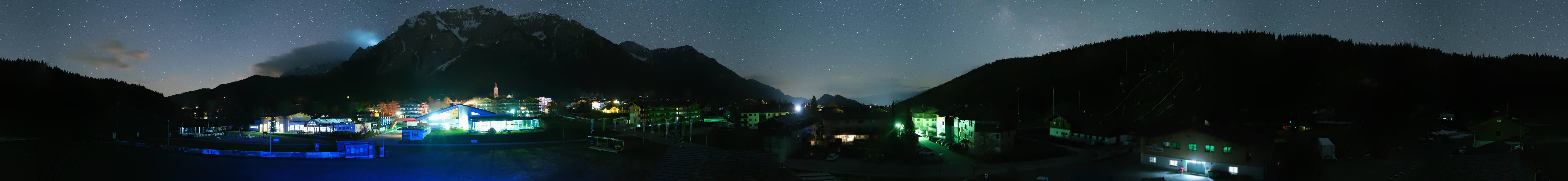 Archived image Webcam Panoramic view Ramsau ski stadium