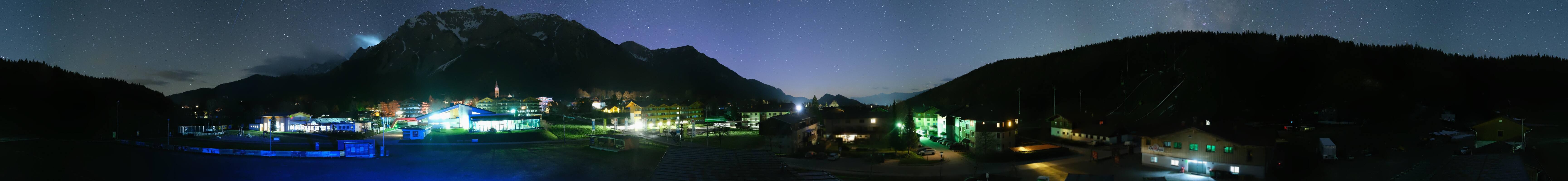 Archived image Webcam Panoramic view Ramsau ski stadium
