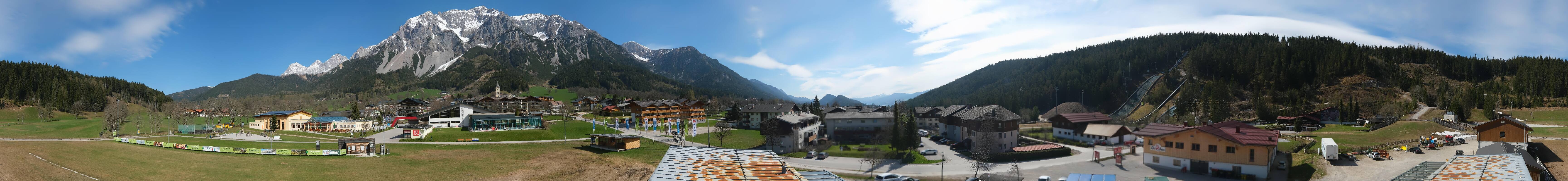 Archived image Webcam Panoramic view Ramsau ski stadium