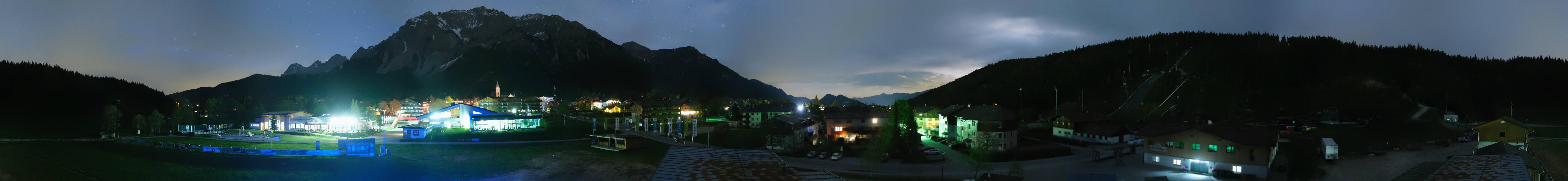 Archived image Webcam Panoramic view Ramsau ski stadium