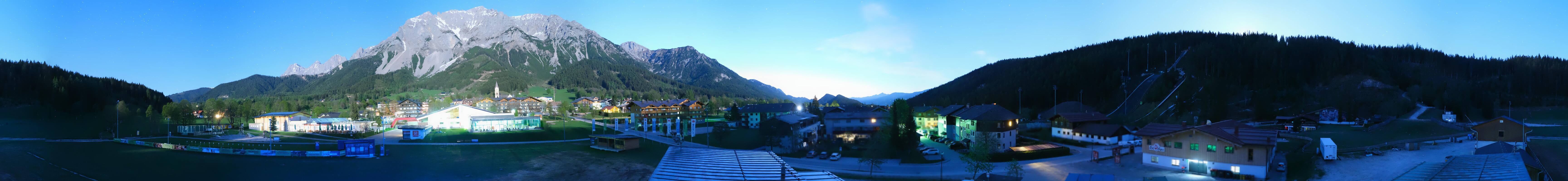 Archived image Webcam Panoramic view Ramsau ski stadium