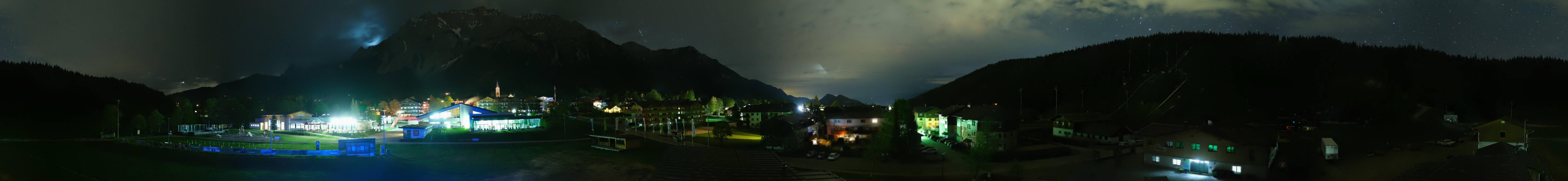 Archived image Webcam Panoramic view Ramsau ski stadium