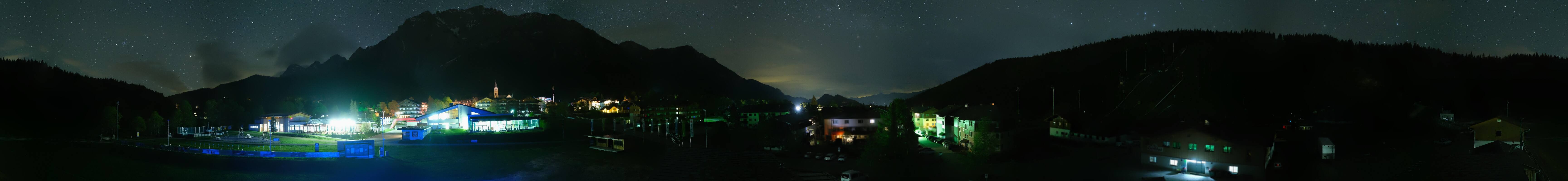 Archived image Webcam Panoramic view Ramsau ski stadium