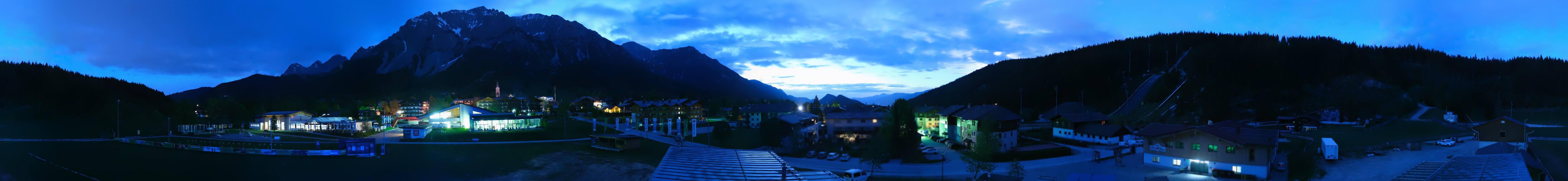 Archived image Webcam Panoramic view Ramsau ski stadium