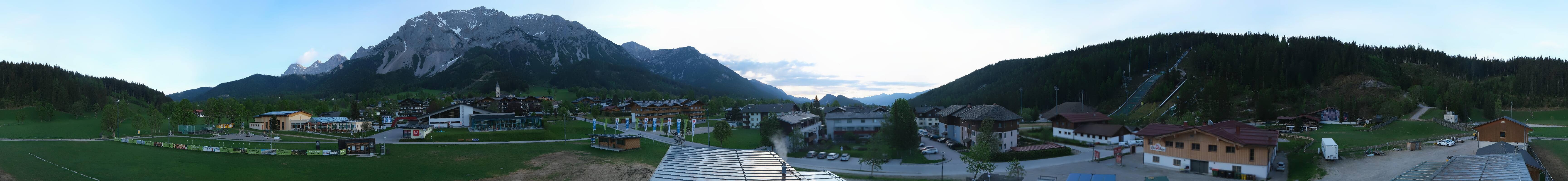 Archived image Webcam Panoramic view Ramsau ski stadium