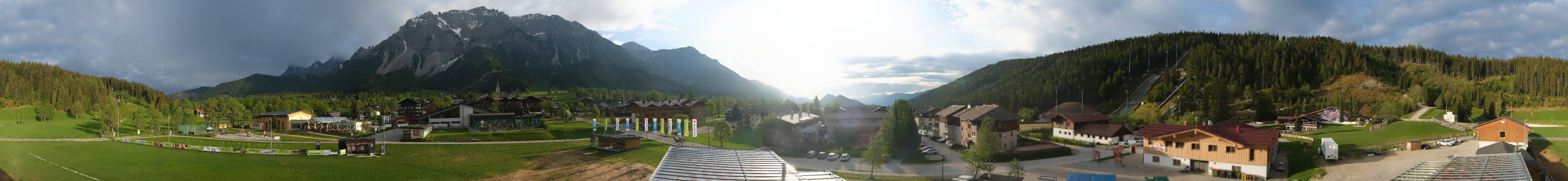 Archived image Webcam Panoramic view Ramsau ski stadium