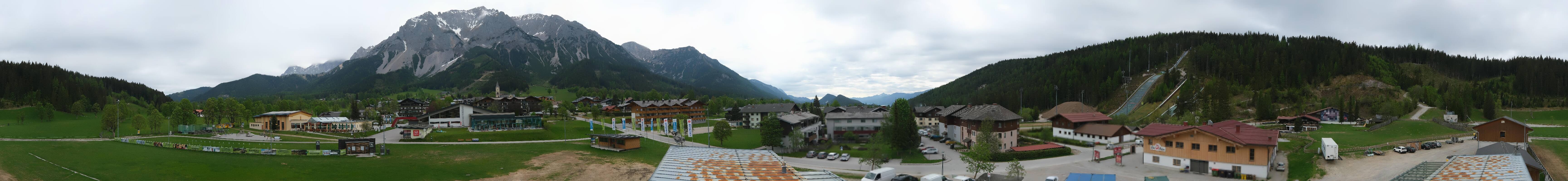 Archived image Webcam Panoramic view Ramsau ski stadium