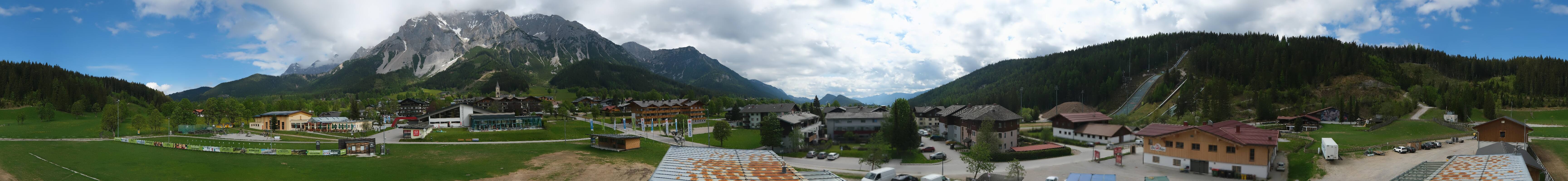 Archived image Webcam Panoramic view Ramsau ski stadium