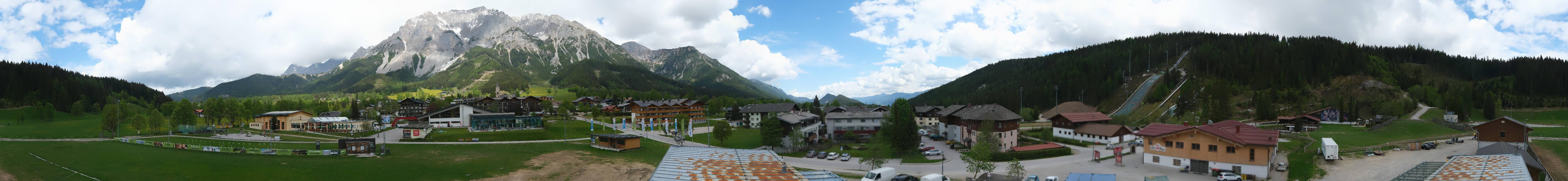 Archived image Webcam Panoramic view Ramsau ski stadium