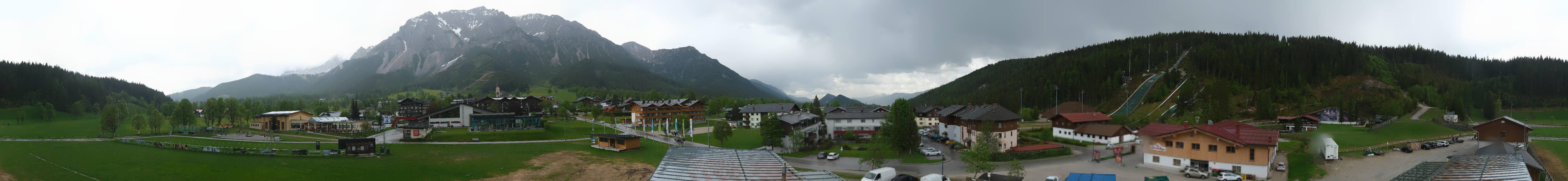 Archived image Webcam Panoramic view Ramsau ski stadium