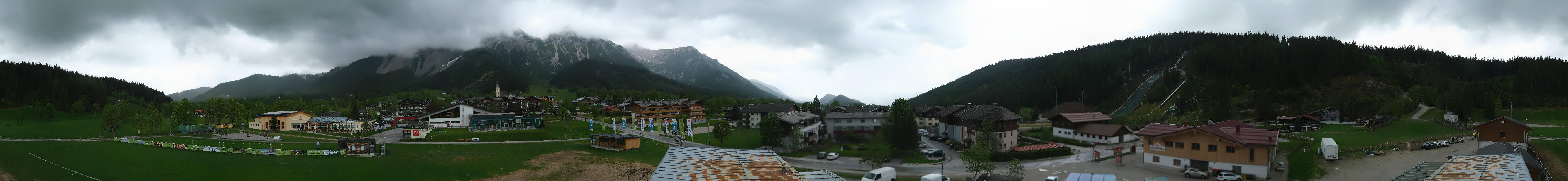 Archived image Webcam Panoramic view Ramsau ski stadium