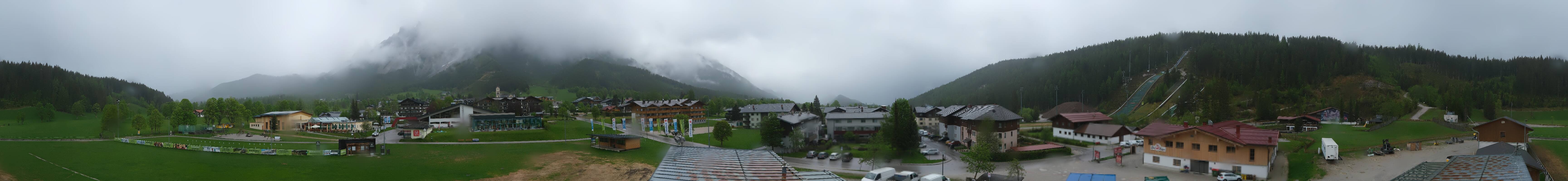 Archived image Webcam Panoramic view Ramsau ski stadium