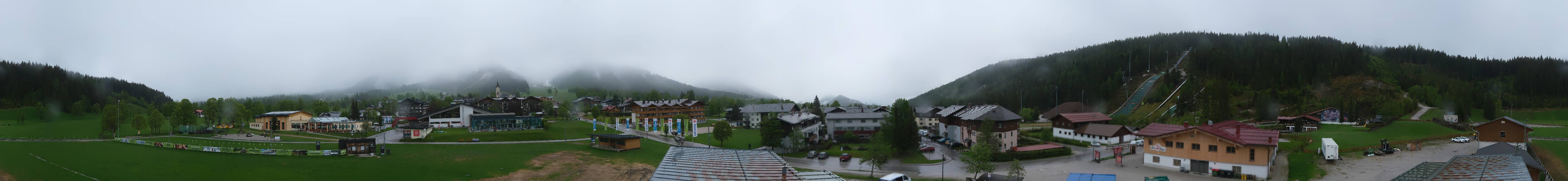 Archived image Webcam Panoramic view Ramsau ski stadium