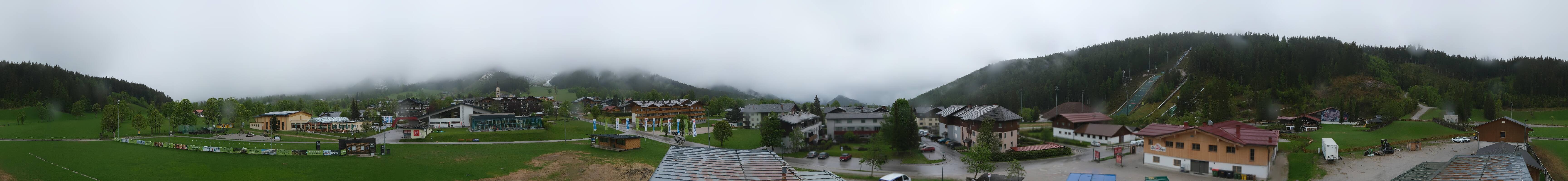 Archived image Webcam Panoramic view Ramsau ski stadium