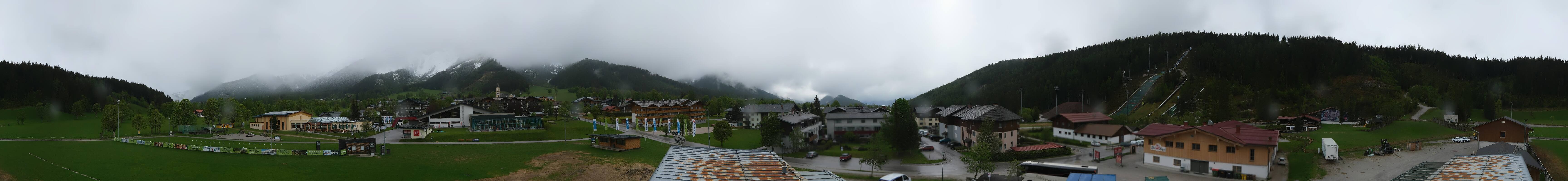 Archived image Webcam Panoramic view Ramsau ski stadium