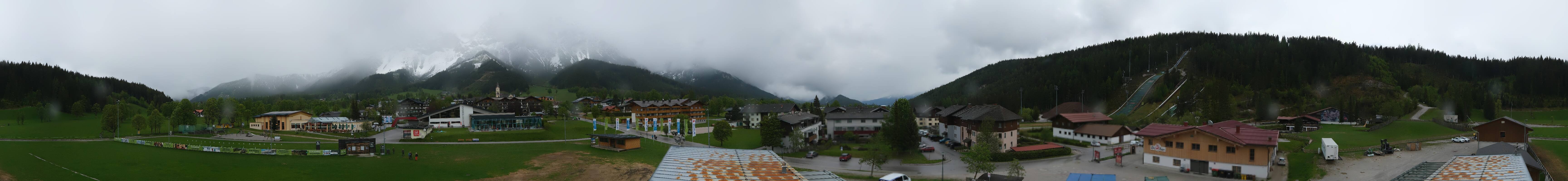 Archived image Webcam Panoramic view Ramsau ski stadium