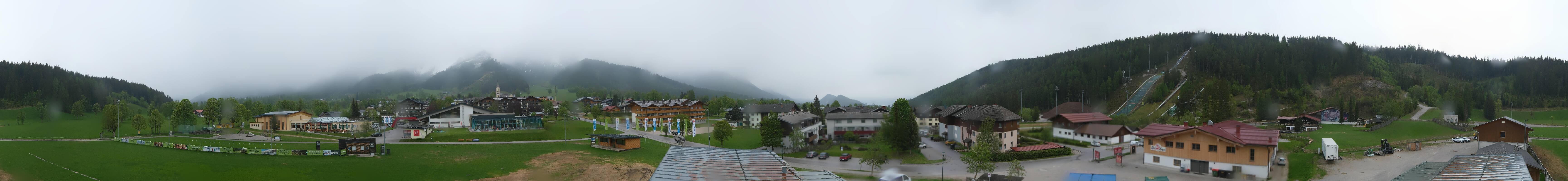 Archived image Webcam Panoramic view Ramsau ski stadium