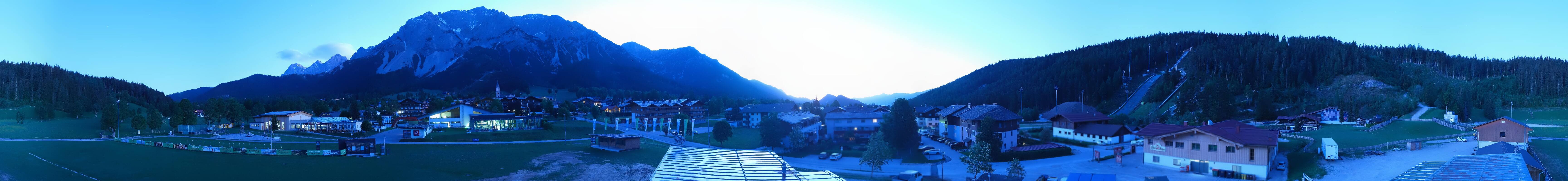 Archived image Webcam Panoramic view Ramsau ski stadium