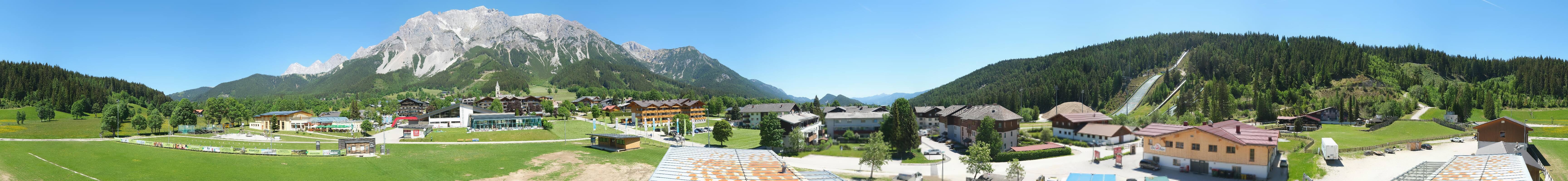 Archived image Webcam Panoramic view Ramsau ski stadium