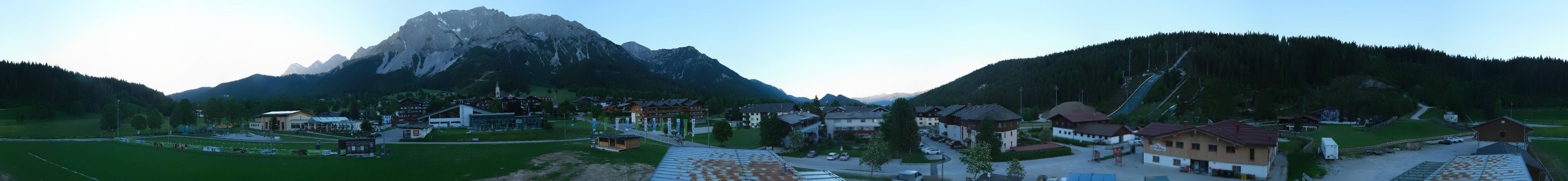 Archived image Webcam Panoramic view Ramsau ski stadium