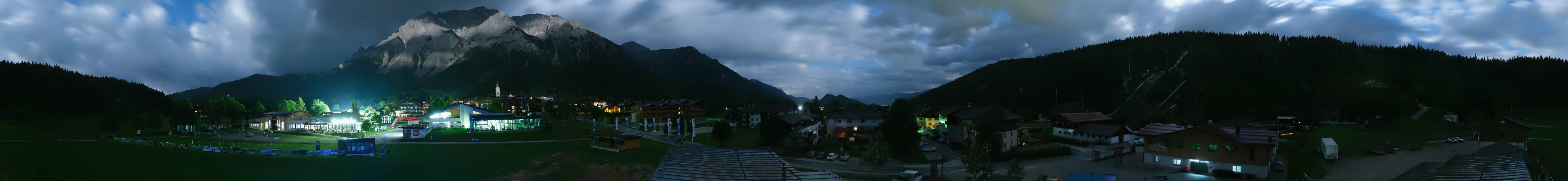 Archived image Webcam Panoramic view Ramsau ski stadium